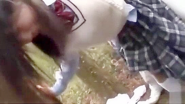 Outdoor Japanese Schoolgirl 18+ Takes Two Cocks Rawly - JAV