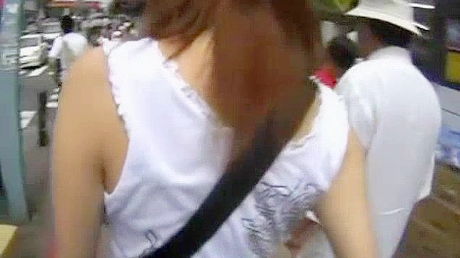 Hot Japanese Star Takes Two Dicks Outside For Orgasmic Fun