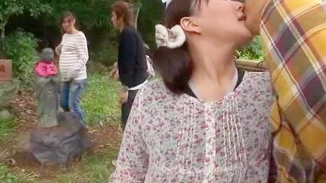 Hinata Komine Gets Fucked Hard by Kyouko Maki in Public JAV Scene