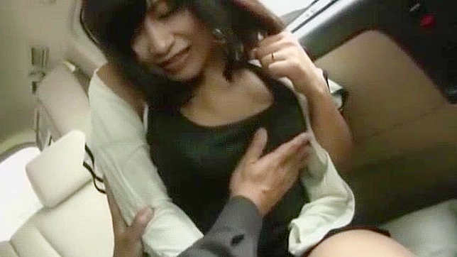 Jap Babe Gets Fucked Hard In Car Outdoors