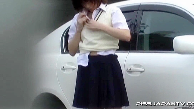 Hot JAV Teens 18+  Pleasure Themselves Outdoors in Public Spaces