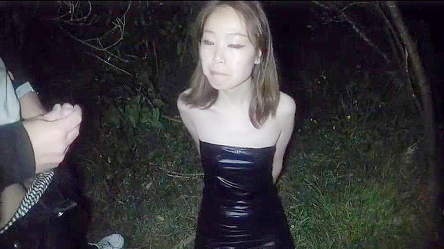 Surprised Japanese Wife Gets Publically Bukkaked in Covert Spot