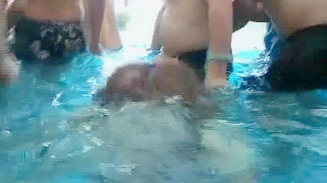 Japanese Slut Goes Wild With Her Fingers at Gangbang Party