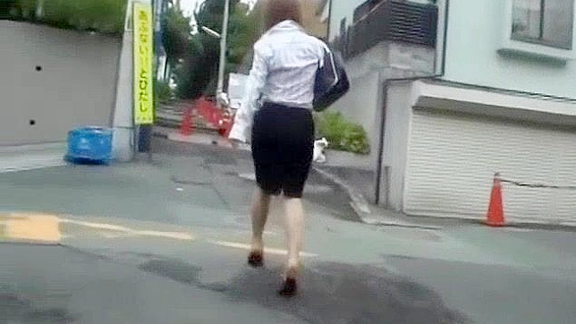 Shy Japanese Lover Gets Naughty Outdoors in Public Sexcapade