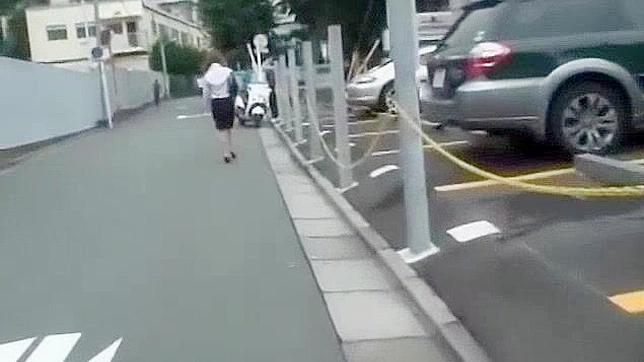 Shy Japanese Lover Gets Naughty Outdoors in Public Sexcapade
