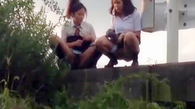 Jav Schoolgirl 18+ Peeing Outdoors - Pure Asian Teen 18+ Wetness Delight
