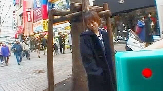 Japanese Beauty Teases Outdoors Before Intimate Uncensored Fun