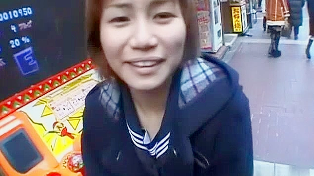 Japanese Beauty Teases Outdoors Before Intimate Uncensored Fun