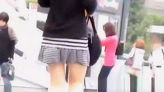 Sneaky Candid Jav Star Gets Caught Red Handed Up Skirts