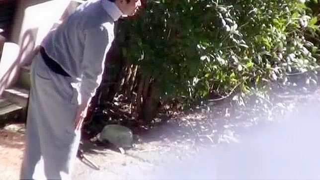 Sneaky Japanese Nurse Gives Blowjob Under Watchful Eyes