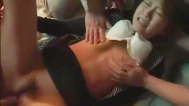 Hot JAV Star Moe Gets Fingered Hard In Public Square