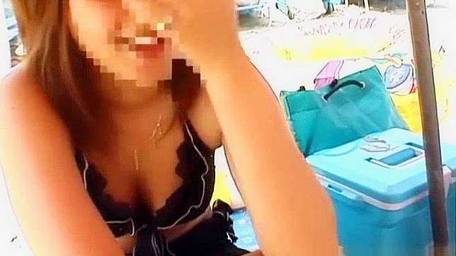 Sizzling Japanese Babe in Bikini Receives Wild Beach Sex