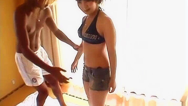 Sizzling Japanese Babe in Bikini Receives Wild Beach Sex