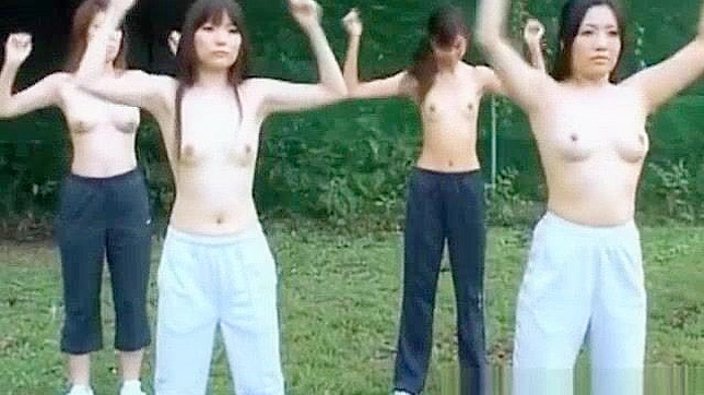 Sizzling Japanese Beauty Teases Classmates with Naughty Academia Act