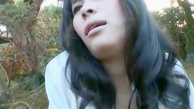 Kyouko Maki Takes Two Dicks Outdoors for Hot JAV Orgy Fun