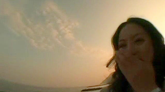 Sultry Japanese Gal Teases Her Pussy While Outdoors