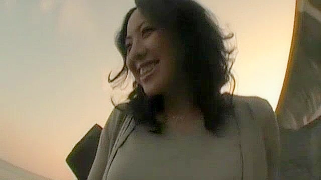 Sultry Japanese Gal Teases Her Pussy While Outdoors