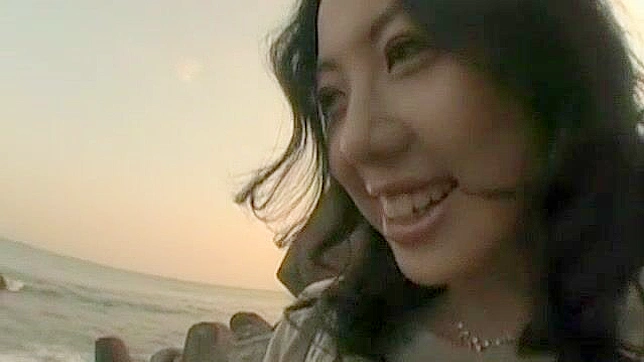 Sultry Japanese Gal Teases Her Pussy While Outdoors