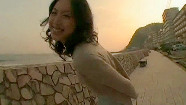 Sultry Japanese Gal Teases Her Pussy While Outdoors