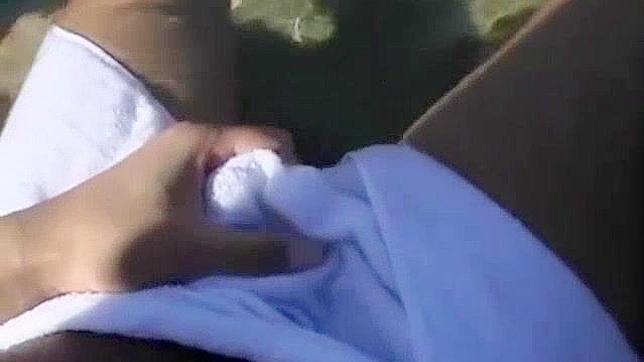 Outdoor Japanese Beauty in Hot Toys & Sex Position Fun