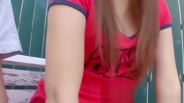 Noriko Kago Takes It Outside For A Hot Cumshot Scene