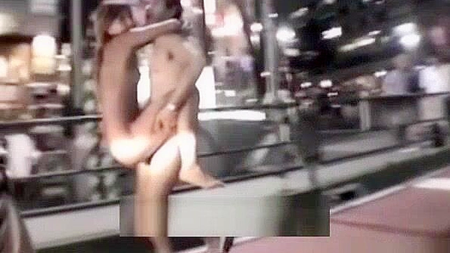 Tan Gyaru Shames Tokyo Streets With Her Wild Public Sex Show