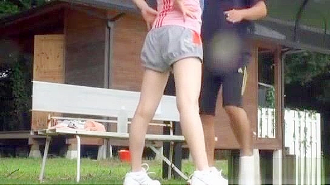 Jap Teen 18+ Shows Hot Body On Baseball Field For Steamy Sex