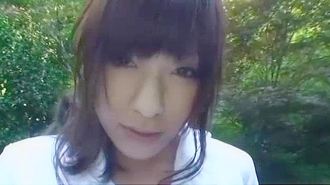 Kaho Kasumi's Japanese POV Outdoors Blowjob & Sex Thrill Ride