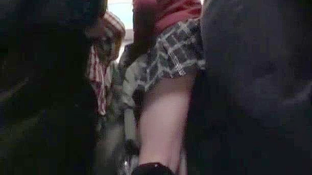 Tomoka Sakurai's Hot Public JAV Scene with Two Men