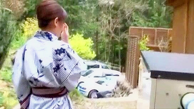 Japanese MILF Ai Komori Gets Titty Fucked Outside Today