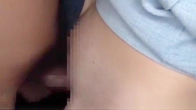 Outdoor JAV Teen 18+ Cums Hard After Hot Shaved Pussy Sex