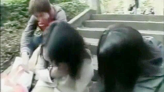 Mature JAV Star Embraces Nature's Pleasures Outdoors