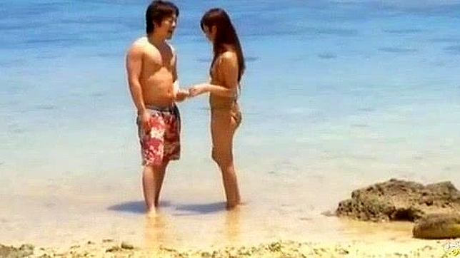 Rio Fujisaki’s Sultry Blowjob on Sandy Beach Bliss