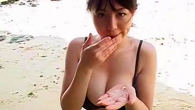 Japanese Temptress Ai Takes Hot Handjob and Tit Fuck Delightfully