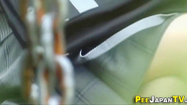 Sultry Japanese Star Debuts with Steamy Public Golden Shower