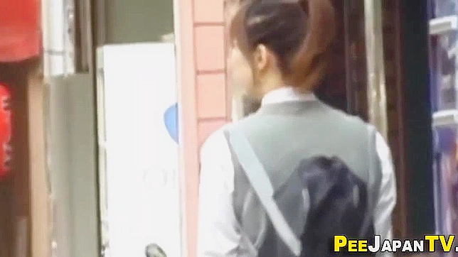 Sultry Japanese Star Debuts with Steamy Public Golden Shower