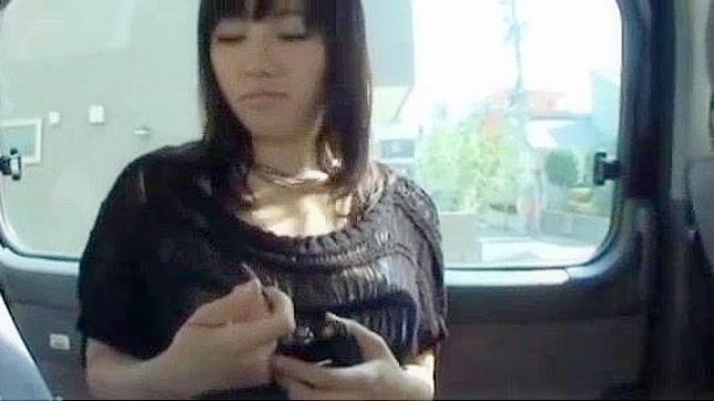Azusa Nagasawa Jav Star Seduces in Car Solo Pleasures Showdown
