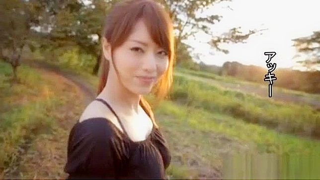 Outdoor JAV MILF Akiho Yoshizawa Receives Hot Blowjob Treat