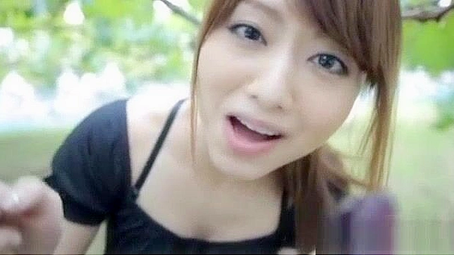 Outdoor JAV MILF Akiho Yoshizawa Receives Hot Blowjob Treat