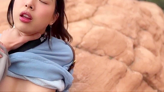 Hiking JAV Babe Offers Sloppy Blowjob On-Demand Pussy Fun