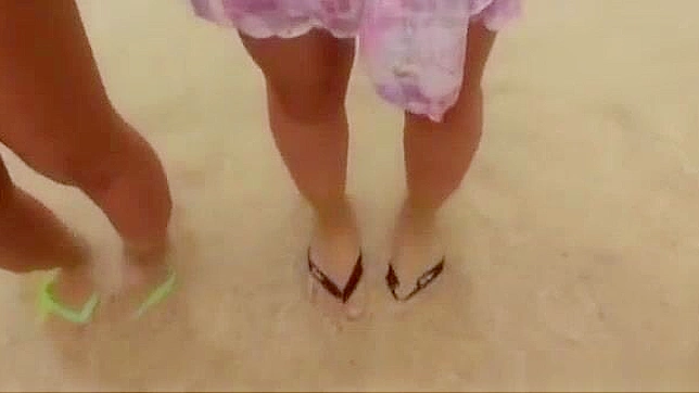 Hot POV Outdoor Threesome With Steamy Bikini Asians