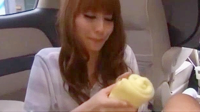 Cocomi Naruse Gives Hot Blowjob & Steamy Sex Ride in Car JAV
