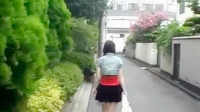 Crazy Japanese Babe Seduces in Hot Outdoor Public Fuck
