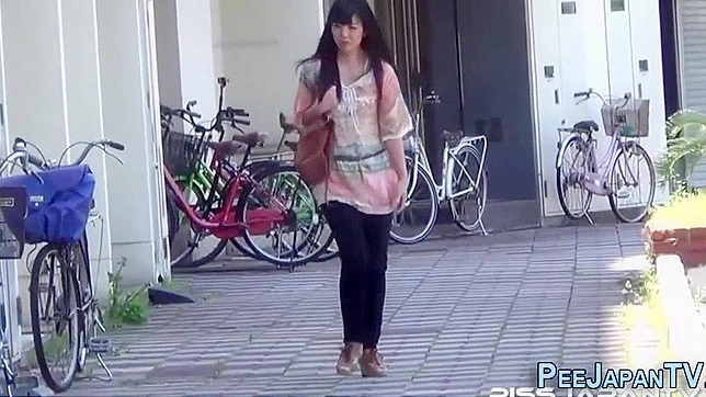 Oriental Temptress Pissed On In Crowded Public Spot