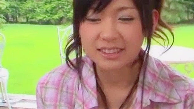 Naughty Japanese Star Nana Gets Fingered Outdoors Hotly