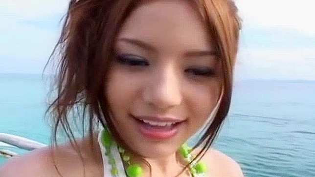 Tina Yuzuki Models Seductively Before Steamy JAV Action