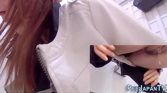 Adorable JAV Star Wetting Herself While Out in Public