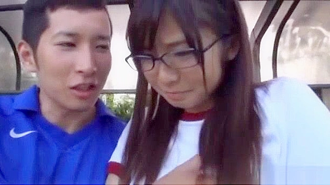 Kumakura Shouko Gets Fucked Outdoors by Multiple Guys