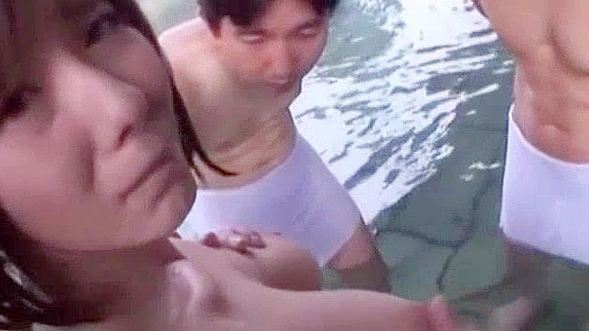 Yuma Asami's Big Tits Star in Hot Japanese Threesome Scene