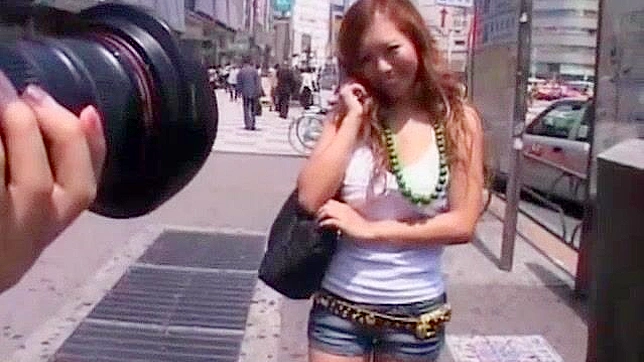 Outdoor Exotic Japanese Girl 18+ Fingers Her Pussy Hardly